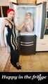 Morrigan and Valeria Ross - Refrigirator fun