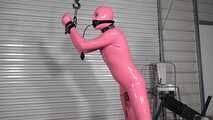 What a mean release from Chastity - Pink Gimp 4 