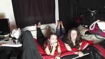 Michelle & Isabelle im hogtie