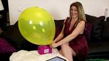 balloons size measurement 18inch *Globos Payaso* and Blow2Pop U16