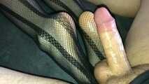 CUM OVER MY NYLONS