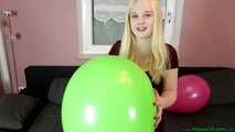 persistent and different balloon poppings