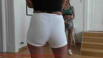 Twins short shorts ballbusting Profile Cam HD