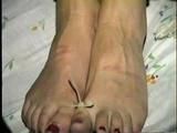18 YR OLD MOTOR HOME BALL-TIED, CLEAVE GAGGED CABLE TIE TOE TIED HOSTAGE (D28-14)