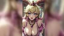 Gol Topless Animation Hot Princess Peach