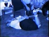 3rd GRADE SCHOOL TEACHER HOSTAGE GETS TIGHTLY HOG-TIED (D18-4)