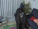 Tied, gagged and two times hooded archive girl (Video)