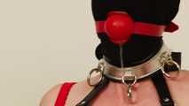 Office Slave in Hood and Ballgag has Bondage Orgasm - Lorelei - Extra Orgasm