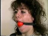 BALL-GAGGED & DROOLING WIDE EYED AMBER (D10-8)