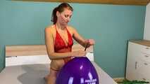 Blow2Pop purple TT17 *Happy Birthday* in red lingerie