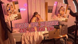 Hinter den Kulissen mit meiner Freundin und mir