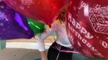 sexy popping helium bouquet of crystal U16 HB balloons