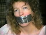 25 YR OLD CHARLENE IS PANTY STUFFED, DUCT TAPE GAGGED, BALL-TIED & BLINDFOLDED (D36-2)