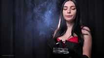 Predatory Russian chick is hungry for some smoking