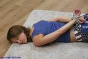 Yoga girl Sophia hogtied