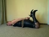 On the floor