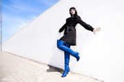 Blue Overknees vs. Blue Sky