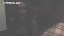 078078 Rachel Evans and Cynthia Vellons in some wild peeing in a nightclub.