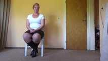 Cuffed on a chair 001