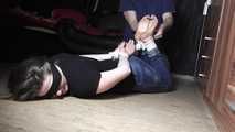 Michelle hogtied and tickled