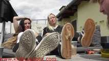 balcony dirty sneakers hd