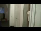 Alina being at home trying on different kind of nylon clothes (Video)