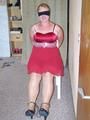 Miri cuffed and roped