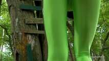 Grüne Leggings im Wald - Teil 1