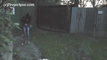 078037 Rachel Evans Takes A Desperate Pee On Her Way Home