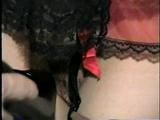 WRAPPED TAPE GAGGED, PANTY-LESS, HIGH HEELED PUSSY HOSTAGE (D20-3)