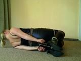 On the floor