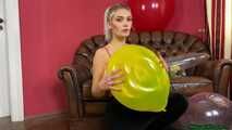 sexy balloon nailpopping