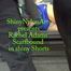 Rachel Adams Scarfbound and gagged in shiny Shorts. A custom Videos appetizer for a special customer.