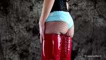 Meine blaue Hotpants