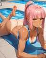 Busty anime girl Evi Pinl