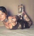 Tina in Golden Hogtie Video