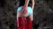 Meine blaue Hotpants