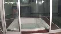 089006, 121001, 122001, 122001, 123001,124001 Five Young Mexican Girls Taking Turns To Pee In The Jacuzzi
