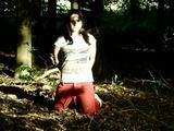 Two girls cuffed to a tree 2/2