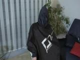Tied, gagged and two times hooded archive girl (Video)
