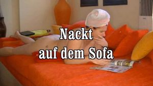 naket on the sofa 