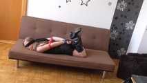 Maria hogtied at home 1/2