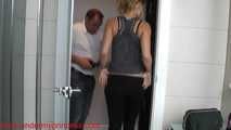 Lisa preparing for shooting