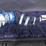 Myxxxy bound and gagged in shiny nylon blue Rainwear trying to free herself