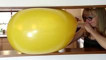 Ballon under Druck (ängstliche Marie)