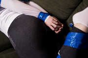 Sweet in White Socks and Blue Tape