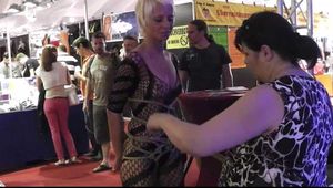 Public Bondage Walk and displayed in Public for Lena King