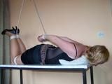 Tied on a table
