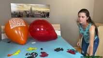 girlfriend pops your rare Q24 balloons with fingernails and wooden stick