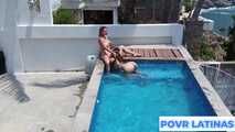 Busty Latina Letzy and Hot Russian Fucked on Vacation Trip